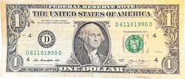 $1 One Dollar Bill 61101990 Mr. Bean debut January 1 1990; flipper rotator - £31.62 GBP