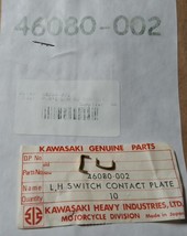 Pair Of KAWASAKI F9/F8/F7/F6/F5/G4TR LEFT SWITCH CONTACT PLATES - £1.51 GBP