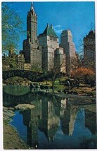New York Postcard NYC Fifth Avenue Hotels From Central Park - £1.57 GBP