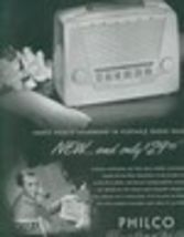 1948 Philco 602 Print Ad Radio Bing Crosby 8.5" x 11" - $19.75