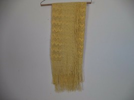 Women&#39;s Yellow Unbranded Pre Owned Lace Scarf. 42&quot; X 42&quot;. - $2.97