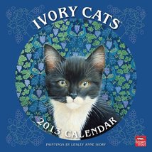 Ivory Cats-Paintings by Lesley Anne Ivory 2013 Square [Calendar] BrownTrout Publ - £6.80 GBP