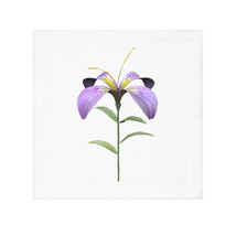 Art 3D Purple Flower Face Towel - £13.58 GBP