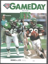 Cleveland Browns vs New York Jets Football Program-10/2/94 - £39.35 GBP