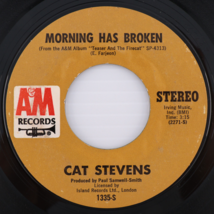 Cat Stevens – Morning Has Broken / I Want To Live In A Wigwam 45 rpm 7&quot; Single - £8.34 GBP