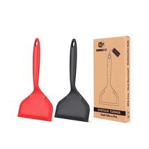 Pack Of 2 Wide Silicone Spatula,Nonstick Pancake Shovel With Short Handle, Fried - £22.44 GBP