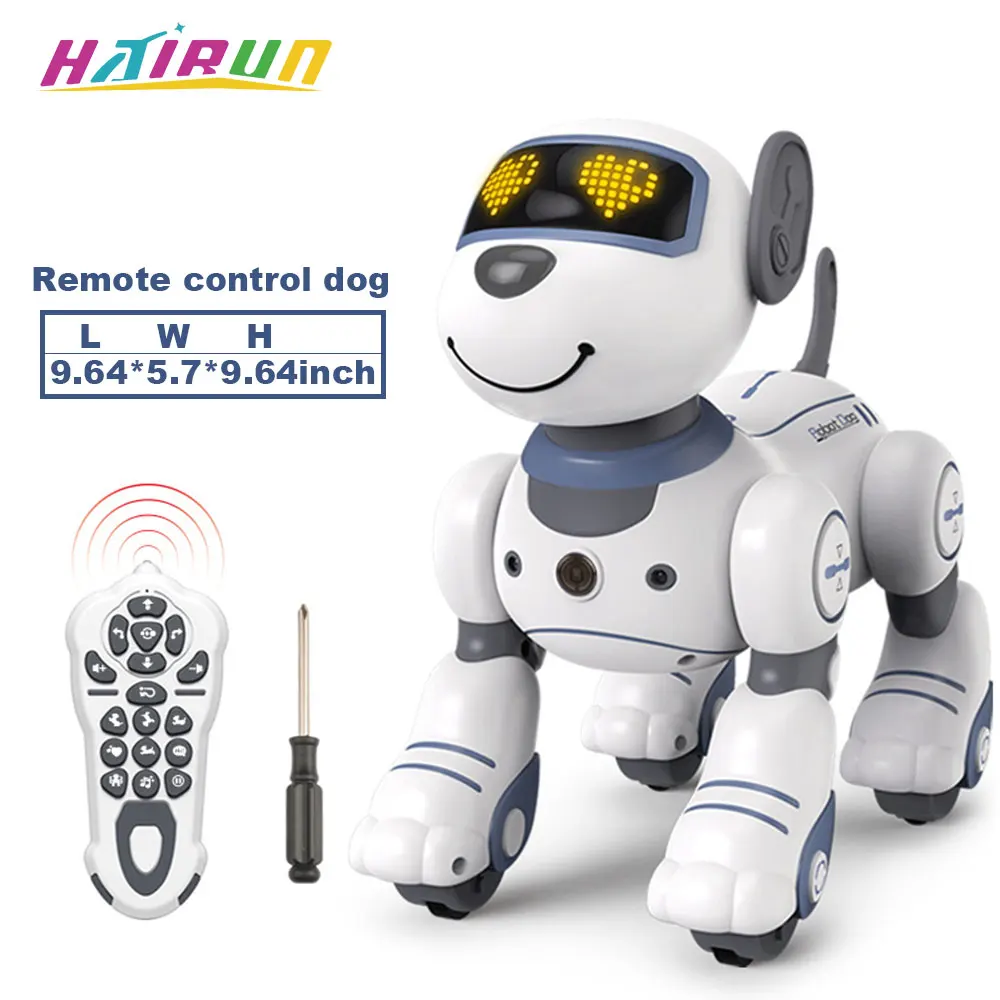 Robot Dog Toys Electronic Animals Dog RC Stunt Dog Voice Command Programmable - £73.53 GBP