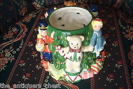 Spode  &quot;Christmas Tree&quot; pattern, Votive candle holder,  TOYS AROUND THE TREE NEW - £35.03 GBP