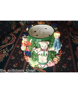 Spode  &quot;Christmas Tree&quot; pattern, Votive candle holder,  TOYS AROUND THE ... - $44.55