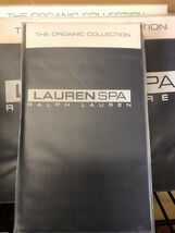 New Ralph Lauren Spa Organic King Pillowcases 400 TC Indigo Blue - $34.65