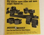 1974 Weaver Mounts Vintage Print Ad Advertisement pa15 - $6.92