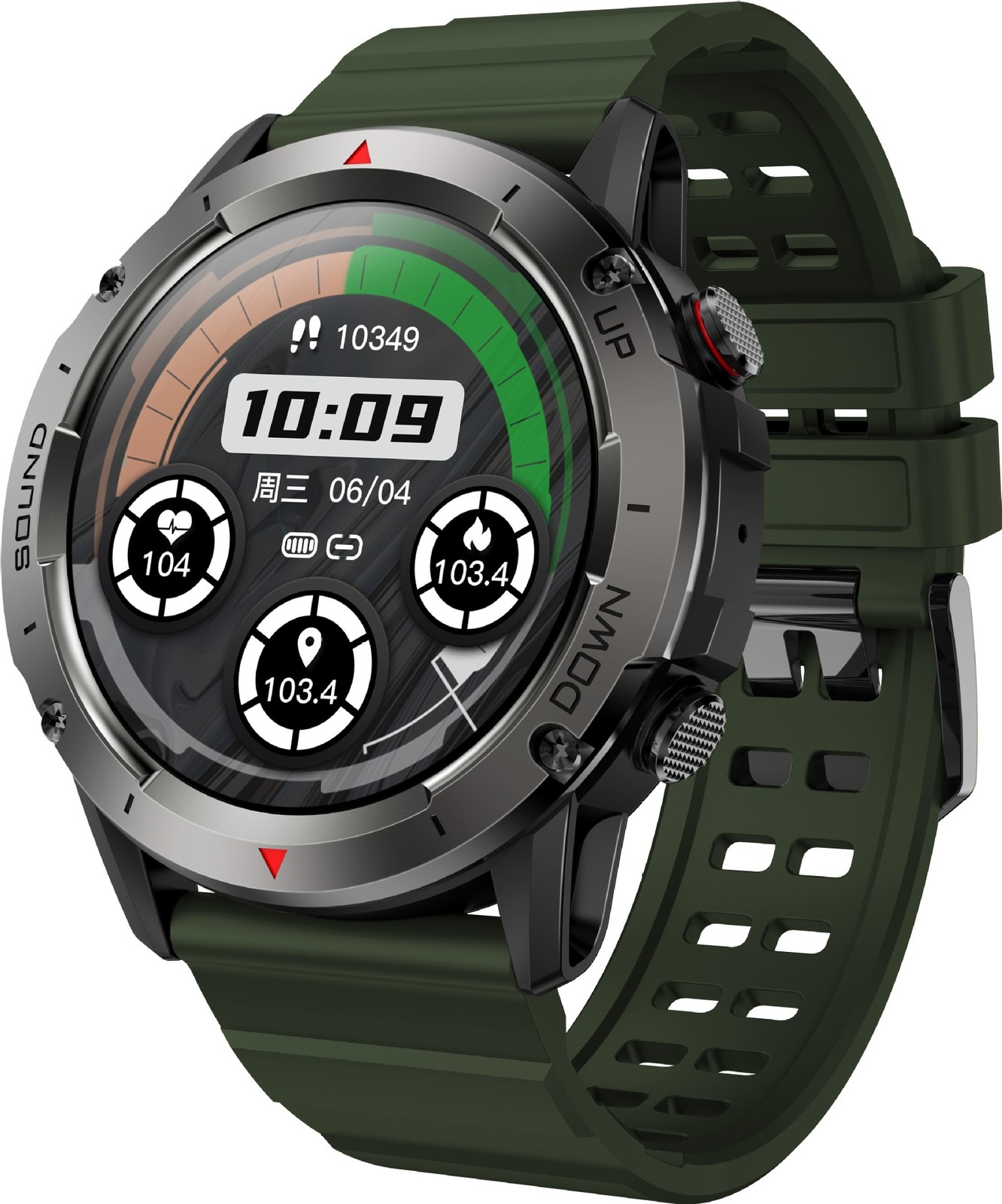 Smart Watch NX9 BT Call Men Sport Fitness Tracker Wristwatch