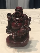 Polyresin Sitting Buddha Idol Statue Showpiece for Home Decor Diwali Dec... - $10.39
