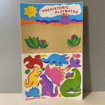 Vintage Sandylion Stickers Prehistoric Playmates Dinosaurs Maxi Activity Sheet - £15.68 GBP