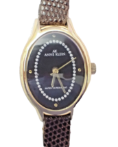 ANNE KLEIN Y121E Quartz Gold Oval Women&#39;s Wristwatch - $14.36