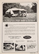 1969 Print Ad Trade Winds Le Voyageur Tent Camping Trailers Manawa,Wisconsin - £15.64 GBP