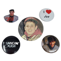 Vintage 1990 Nkotb New Kids On The Block Lot 5 Pins / Buttons Hangin Tough Joey - £13.22 GBP