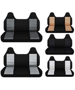 Front bench seat covers fits 1999 to 2010 Ford F450 Super Duty truck two... - €78,15 EUR