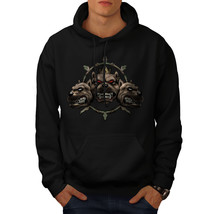 Wellcoda Angry Pitbull Squad Dog Mens Hoodie,  Casual Hooded Sweatshirt - £25.84 GBP+