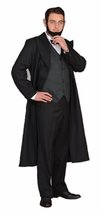 Deluxe President Abraham Lincoln Civil War Era Theatrical Costume, Large Black - £313.24 GBP+