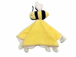 Burts Bees Baby Yellow Bumble Bee Security Blanket Lovey 100% Organic Cotton - £23.64 GBP