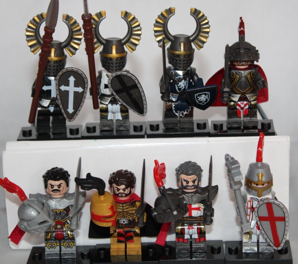 Crusader Knights Templar set of 8 - $24.75
