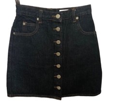 ASOS denim button down Jean skirt Women’s Size 4 - £21.78 GBP