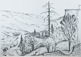 &quot;Mount Olive&quot; By Esther Lurie Lithograph On Paper Limited Ed. Of 50 - £98.68 GBP