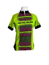 Pearl Izumi Elite Womens Cycling Bike Jersey Size Large Full Zip Green Pink New - £61.37 GBP
