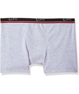 Lupo Men&#39;s Essential Plus Striped Stretch Cotton Boxer Brief Gray, 4X- L... - $23.93 CAD