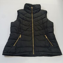 Calvin Klein M7XT7444 Women's Black Full Zip Pockets Puffer Vest Size XL image 12