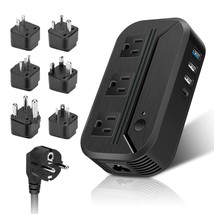Voltage Converter 2300W Power Step Down 220V to 110V Universal Travel Adapter... - £70.78 GBP