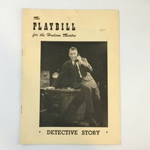 1950 Playbill Hudson Theatre Ralph Bellamy in Detective Story - $14.20