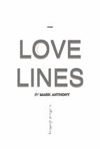 Love Lines Anthony, Mark - £4.59 GBP