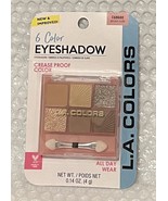 L.A. Colors 6 Color Eyeshadow Palette *Almost Nude* Champagne Pink Natur... - £6.91 GBP