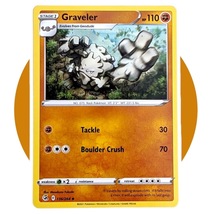 Fusion Strike Pokemon Card (C76): Graveler 136/264  - £2.28 GBP