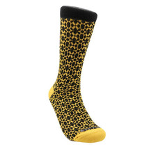 Sophisticated Mustard Yellow and Black Patterned Office Socks (Adult Medium) - £7.00 GBP