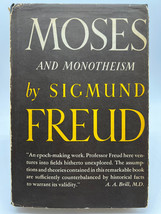 Sigmund Freud MOSES AND MONOTHEISM Knopf Hardcover 1949 1st Edition 3rd Printing - £43.46 GBP