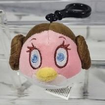 Angry Bird Star Wars Princess Leia Clip on Plush Toy Keychain Backpack  - £9.49 GBP