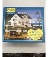 Charles Wysocki’s Americana 1000 Piece Puzzle Pickwick Cottage - £11.77 GBP