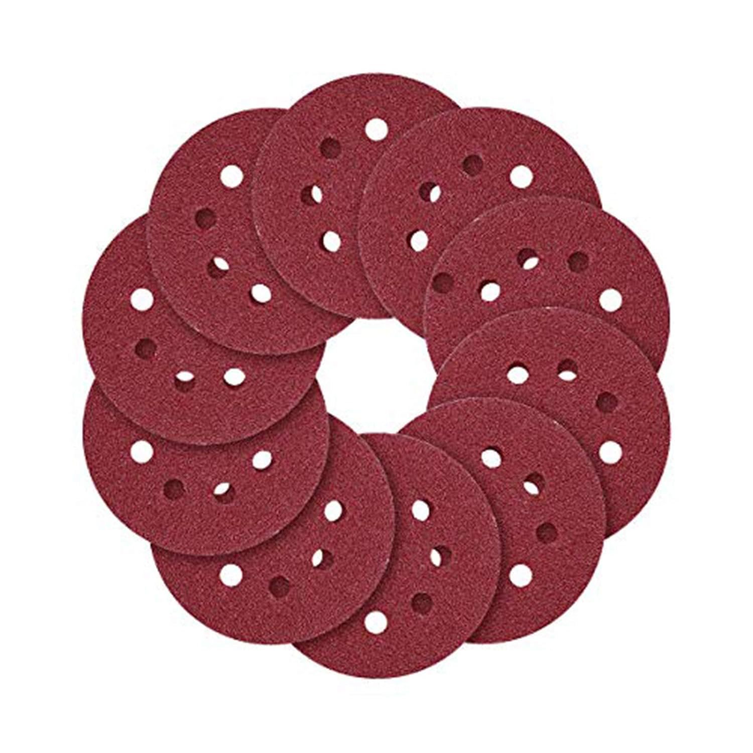 Miady 5-Inch 8-Hole Hook And Loop Sanding Discs 70Pcs,, Pack Of 70 - $25.94