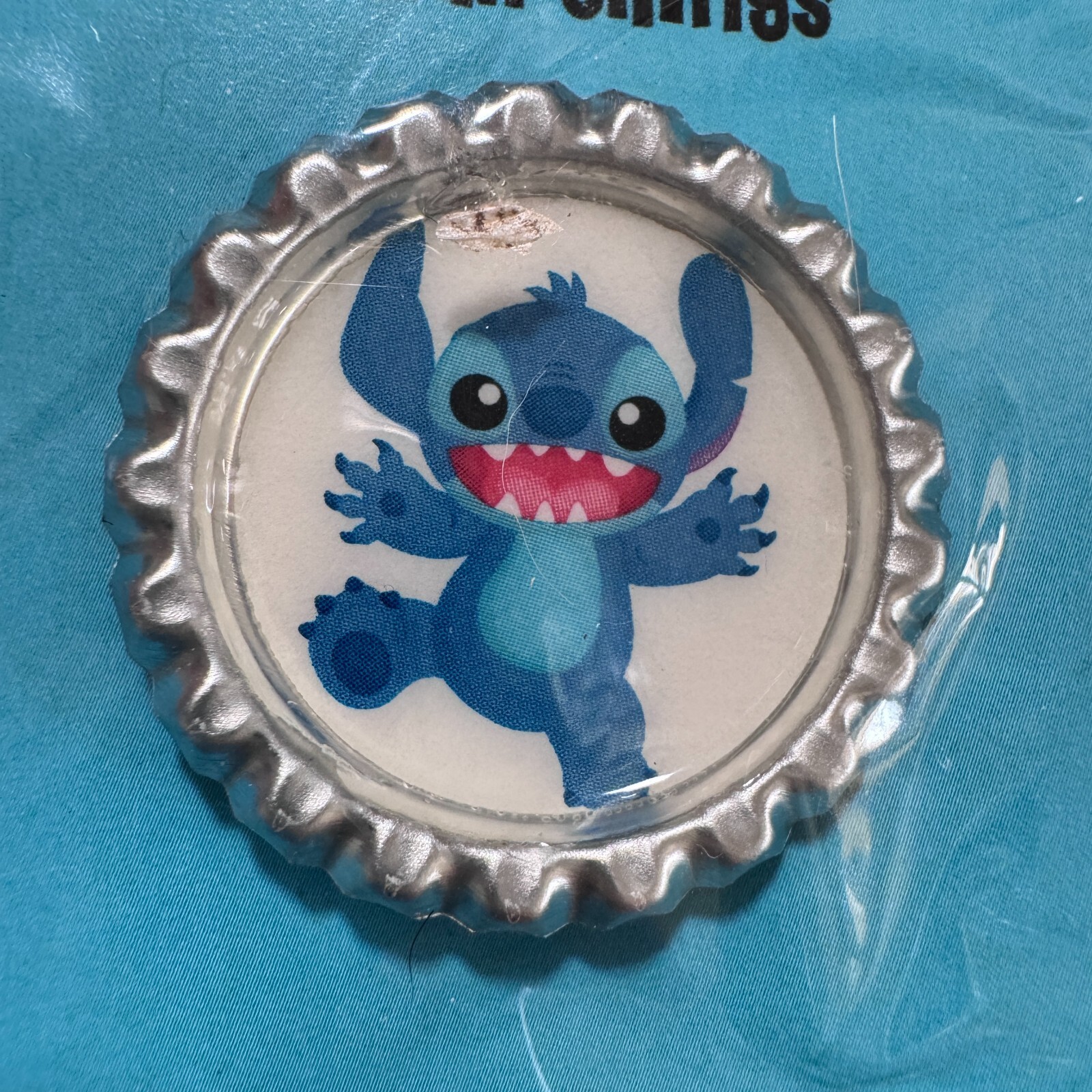 Hamimo Stitch Bottle Cap Disney Pin Still In Plastic RARE - $24.74
