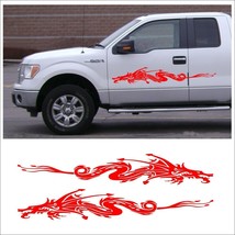 Decal kit DRAGON for tuner import sport compact car or mini truck LARGE RED - £19.88 GBP