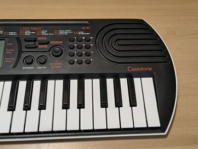 Casio SA-81 44-Key Mini Portable Keyboard Black Excellent Condition  Item image 4