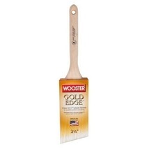 Wooster Brush 5231 3 Inch Gold Edge Angle Sash Paint Brush - Pack of 6 - £55.03 GBP