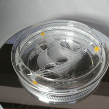 Lalique | Crystal Santa Maria Ashtray | 6.75" image 5