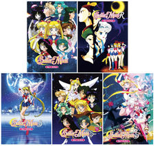 Dvd Complete Sailor Moon Season 1 2 3 4 5 Epi .1-200 End -ENGLISH Dubbed - £70.35 GBP