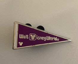 Walt Disney World Purple Pennant Pin Disney Pin - £7.87 GBP