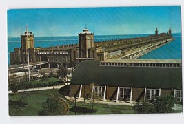 Postcard IL Illinois Chicago Navy Pier Chrome Unused - $3.96