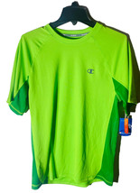 Champion Uomo Powertrain Performance T-Shirt, Fusione/Pioggia, Medio Verde - £14.23 GBP